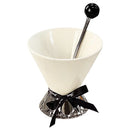 Axyaa Ceramic Dessert Cup Set, Exquisite Mug for Coffee, Ice Cream, Pudding
