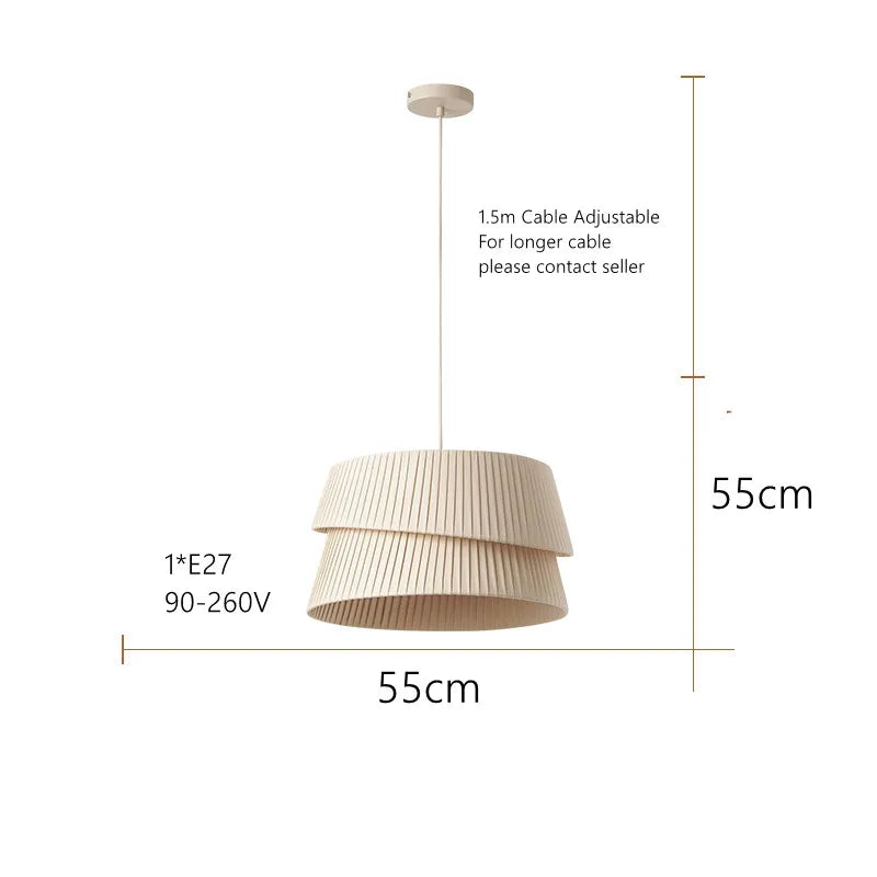 Axyaa Cream Chandelier: Romantic Living Room Bedroom Lamp