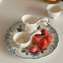Axyaa Cat-Shaped Coffee Cup Set: Small Milk Cup, Ceramic Saccharin Bowl, 20ml Ingredient Plate