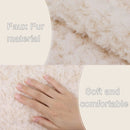 Axyaa Faux Fur Plush Pillow Cases Set of 2