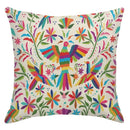 Colorful Birds & Flowers Printed Pillow Covers by Axyaa - Sofa, Bedroom, Car Pillows