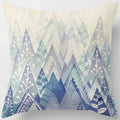 Axyaa Floral Landscape Square Pillowcase