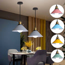 Axyaa Industrial Style Horn Pendant Light - Retro, Multi-Coloured Lamp Shades for Home & Commercial Decor
