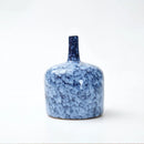 Axyaa Blue Ceramic Vase for Flower Arrangements and Home Decor