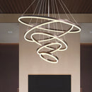 Axyaa Modern LED Chandelier Pendant Ceiling Light for Dining Room