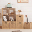 Axyaa Wicker Storage Basket for Picnics, Toys, and Clothes