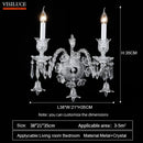 Axyaa Crystal Wall Lamp: Modern European Luxury Light Fixtures