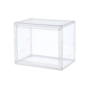 Axyaa Mini Figurine Display Box: Clear Dustproof Storage Cube for Collectibles