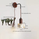 Axyaa Wabi Sabi Terrazzo LED Wall Lamp Pull Chain Switch Stair Light