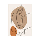 Minimalist Abstract Lines Plush Rug by Axyaa