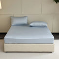 Axyaa Natural Silk Fitted Sheet - Smooth Mattress Cover - Non-Slip Bed Sheet