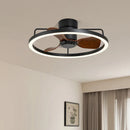 Axyaa Foldable Ceiling Fan with LED Light & Remote Control | Modern Bedroom Living Room Lighting