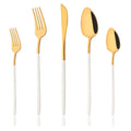 Axyaa Stainless Steel Cutlery Set - Fork Spoon Knife Dinnerware Flatware