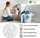 Axyaa Super Thick Winter Lamb Cashmere Weighted Blanket for Beds