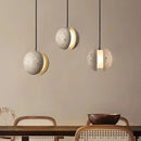 Axyaa Yellow Cave Stone Pendant Light - Nordic Wabi Sabi Style