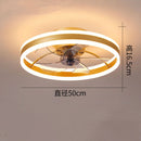 Axyaa Luxury Ceiling Fan Light Art Decor Chandelier