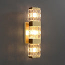 Axyaa Crystal Wall Lamp: Luxury Glass Lighting for Bedroom, Living Room, Staircase & Aisle