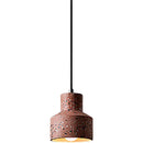 Axyaa Cement LED Pendant Lamp Modern Hanging Light Fixtures in 4 Colors