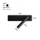 Axyaa Nordic LED Wall Lamp with Switch - Rotating, Ideal for Bedroom, Living Room & Study