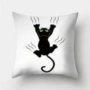 Cute Cat Cushion Cover 45x45cm - Axyaa Home Decor Pillowcases