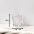 Gradient Glass Vase Hydroponic Flower Pot by Axyaa