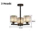 Axyaa Modern Luxury Black Gold Chandelier Pendant Lamp for Indoor Lighting