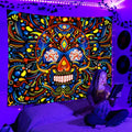 Axyaa Psychedelic Space Tapestry Wall Hanging for Bedroom and Dorm Decor