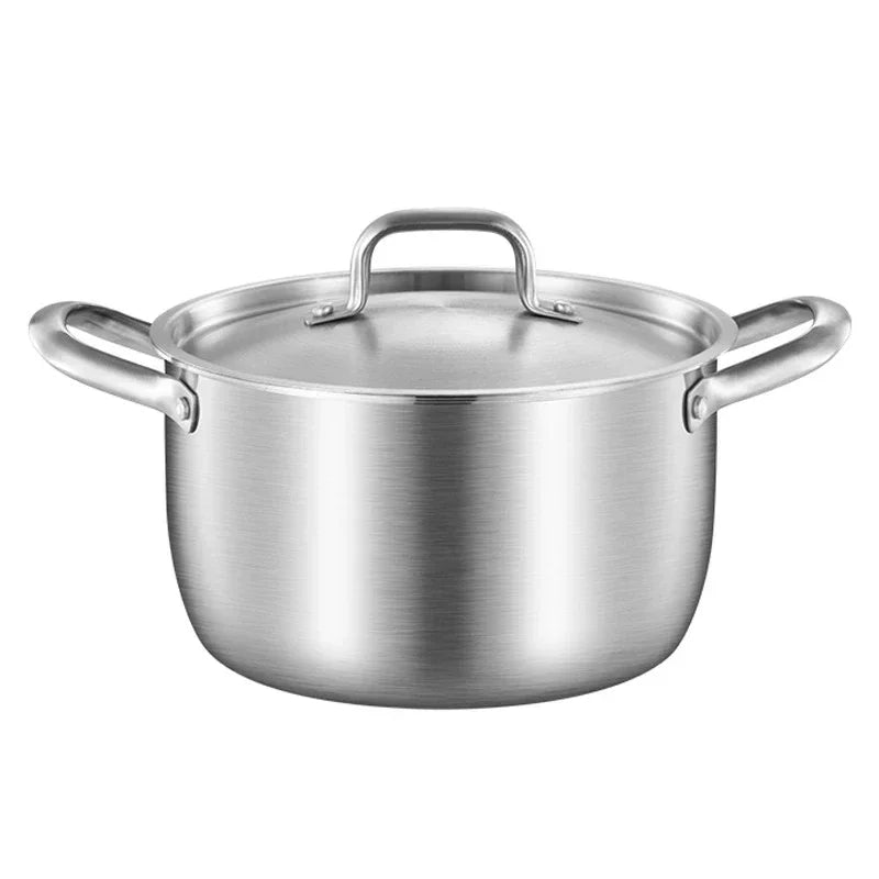 Axya Thick Stainless Steel Soup Pot for Induction Gas Stoves
