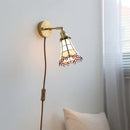 Axyaa Glass Flower Wall Light: Modern Nordic LED Fixture for Kitchen, Stair, Bathroom Lighting