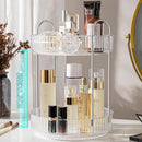Axyaa Rotating Makeup Organizer Shelf - 360 Spinning Cosmetic Storage Vanity Holder