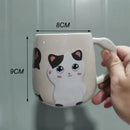 Axyaa Cartoon Ceramics Mug: Cute Coffee Milk Tea Cup Drinkware Gift