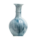 Axyaa Marble Chinese Ceramic Vase Vintage Floral Arrangement Living Room Ornament