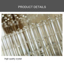 Axyaa Crystal Chandelier Lighting for Living Room Hotel Lobby Ceiling