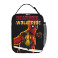 Axyaa Deadpool & Wolverine Insulated Lunch Bag - Reusable Thermal Cooler