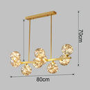 Axyaa Nordic Stair Chandelier Ceiling Light Pendant Lights for Living, Bedroom, Dining Room