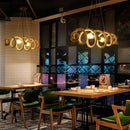 Axyaa Rope LED Pendant Chandelier: Stylish Lighting Fixture for Restaurants, Shops, and Hotels