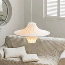 Axyaa Silk Lantern Pendant Lamp: Minimalist Japanese Noguchi Style