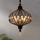 Axyaa Vintage Lantern Chandelier for Living Room Bedroom Stairwell Aisle