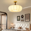 Axyaa Pumpkin LED Ceiling Lamp: Modern Home Decor Chandelier Lighting