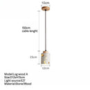 Axyaa Yellow Stone Pendant Light: Wabi Sabi Travertine Nordic Restaurant Decor