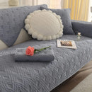 Axyaa Washed Cotton Sofa Cushion Set - Solid Color All Season Universal Sofa Cover