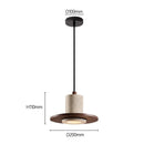 Axyaa Retro Bedroom Headboard Pendant Light | Wabi Sabi Style Bar Counter Restaurant Lamp