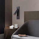 Axyaa LED Warm Light Strip Wall Lamp with Adjustable Spotlight Angle for Study Bedroom
