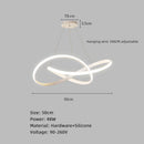 Axyaa Modern Clover Chandelier for Dining Room and Living Room