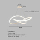 Axyaa Adjustable Pendant Chandelier for Modern Dining Table - LED Ceiling Light