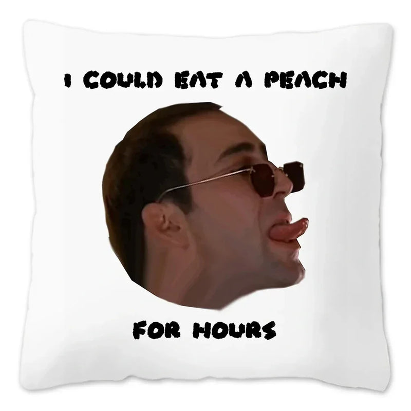 Nicolas Cage Sofa Pillow Cover by Axyaa - Home Decor Actor Cushion Case