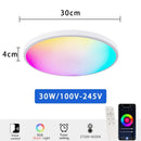 Axyaa Smart Ceiling Light RGB LED 30W40W Alexa Google Home Bedroom Decor Light