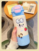 Axyaa Kids Animal Thermos Water Bottle: Stainless Steel Insulated Sport Cup