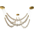 Axyaa LED Pendant Chandeliers for Modern Living and Dining Room Lighting