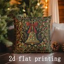 Axyaa Christmas Santa Claus Pattern Pillow Cover for Sofa, Bedroom, Car